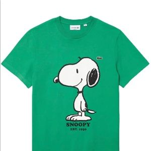 Snoopy Men Lacoste size Large. Purchased at Dillards. original package
